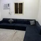 كنب حرف L للبيع ع السوم الكنب خالي من العيوب يحتاج فقط غسيل