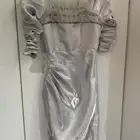 فستان مناسبات للبيع رمادي 130 ريال