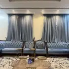 كنب كامل مع ستاير وطاوله وست خدمات وفرشه