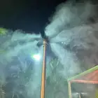 ضباب ورذاذ المقاهي والحدائق
