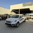 تويوتا هايلوكس 2025 بنزين بدون دبل سعودي جديد اللون ابيض