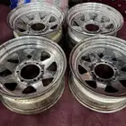 جنوط نيسان باترول مقاس 15 حديد ( نيكل ) 5 حبات