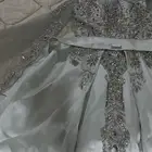 فستان لبس مره وحده مقاس مديم تفصيل زهراء فاشن
