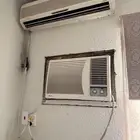 مكيف شباك 2 طن و اسبليت LG 2 طن والكل يعمل(البيع مع بعض)