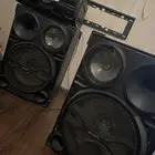 جهاز صوت سوني مع سماعات سوني كبيره