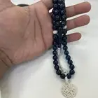 سبحة ازرق بحري حجر بكلايت جديدة البيع لاعلى سومه