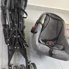 كرسي سياره وهزاز وعربيه اطفال سهله الحمل