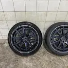 جنوط مرسدس AMG حجم 19 مع الكفرات تركب على S   C  E اصلي