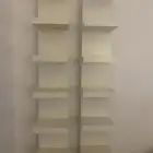 رفوف دولاب قطعتين متكونه من ثلاث ارفف يبيلها تنظيف فقط