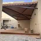 بركيه أرضيه مظله جلسات سواتر غرف ثيل بديل خشب