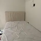 سرير مقاس 120 استخدام اقل من شهرين ب 250 مع مرتبه
