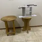 طاوله جانبيه خشب ورف كوفي