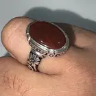 خاتم عقيق يماني كبدي