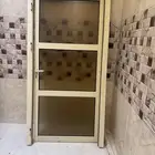 باب المنيوم قزاز مستعمل او شباك المنيوم قزاز دبل
