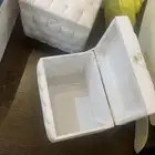 صندوق دبش قماش ابيض