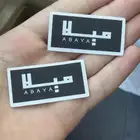طباعة ليبل قماش اكرليك لوقو جلد تنفيذ كافت آنواع المطبوعات