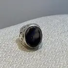 خاتم فضه عقيق يمني للبيع ملحم ومقصوص الصامل يجي خاص