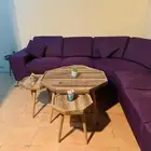 طقم كنب حرف L نظيف