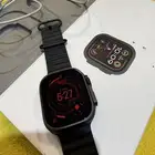 ساعة ابل الترا 2 أسود مقاس 49 بطارية 100  مع كرتونها واغراض