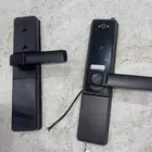 قفل باب بالبطارية الكتروني خمس طرق للفتح بكميرا