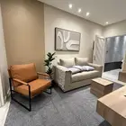 شقة مفروشة غرفين وصالة للإيجار شهري حي الروضة 2BHK