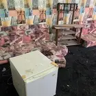 قاعدة شاشة   ثلاجة صغيرة   كنب ارضي