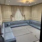 جلسه أرضية مع فرشه نظيفة 5 في 4 ونص