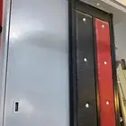 خشب سويسري خمس ابواب زاويه كبيره دولاببين تعليق ودولابين رف