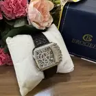 ساعه انيقه بروجيه ضد الخدش سويسريه