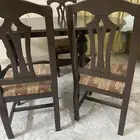 طاوله خشب 4 كراسي ب500 ريال
