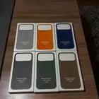 كفرات ايفون 17 جلد طبق الأصل بشعار ابل Apple مع الماق سيف