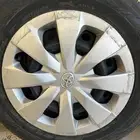 جنوط كورولا مقاس 15 مع طياسها موديل 2024 ( سوح )