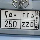 لوحة د م م 250