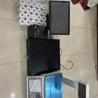 جهاز كاشير محل مع ميزان للخضار والفواكه