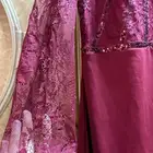 فستان عنابي للبيع