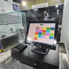 جهاز كاشير لمس مع برنامج محاسبي مع درج وطابعة صناعة كوري