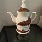 طقم ابريق مع قاعده تسخين