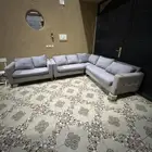 كنب حرف L ملاحظه بسيطه الكنبه مكسوره رجلها وحده فقط