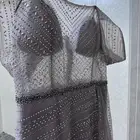 فستان سهره فخم مستعمل 4 ساعات.