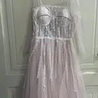 فستان سهره لبس مره وحده للبيع