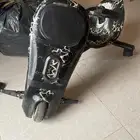سكوتر معه كل اغراضه فيه مشكله وحده البطاريه مخلصه