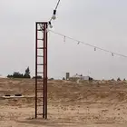 عقد لمبة وعمود لمبة 6 متر حديد وعمدان مربيع 4