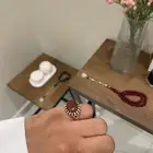 خاتم عقيق يماني صياغة بحرينية