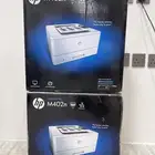 طابعة ليزر HP402n أبيض واسود عدد 2 جديدة فكرتونها