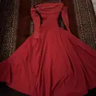 فستان احمر انيق و جميل من تركيا