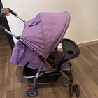 عربه طفله بلون بنفسجي