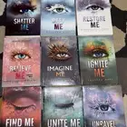 كتب شاتر مي مغلفة وغير مستخدمه shatter me series