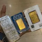 كيلو فضة وسبيكة ذهب 50 و 100