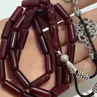 مسباح بكلايت أحمر عنابي