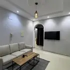 غرفتين وصاله مفروشه للايجار الشهري بحي النعيم